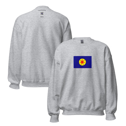 Japan - Republic of Ezo (1869-1869) | Historical Japanese Flag Interactive Sweatshirt
