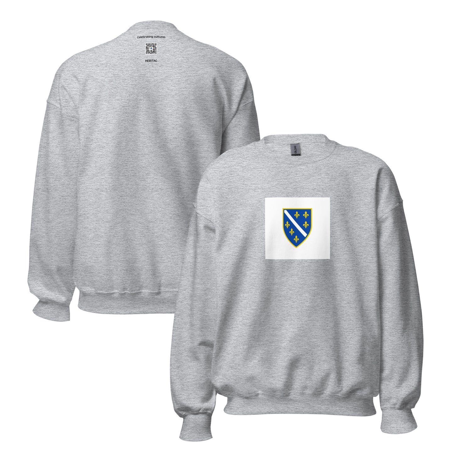 Kosovo - Kosovo Bosniaks | Ethnic Kosovo Flag Interactive Sweatshirt