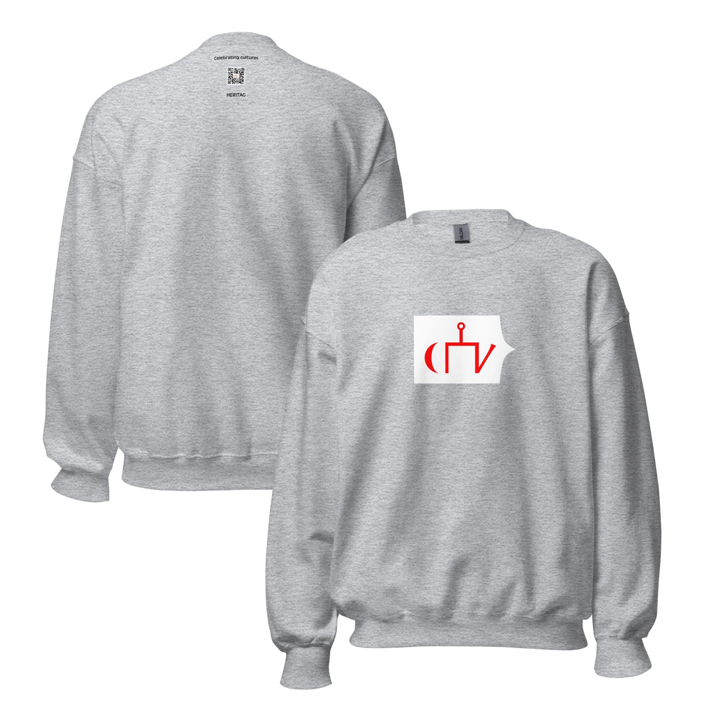 Kyrgyzstan - Golden Horde (1242-1502) | Historical Kyrgyz Flag Interactive Sweatshirt