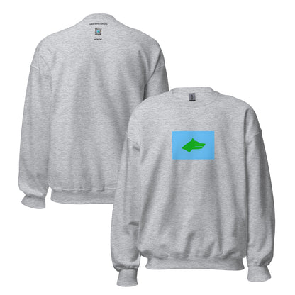 Kyrgyzstan - First Turkic Empire (552-603) | Historical Kyrgyz Flag Interactive Sweatshirt