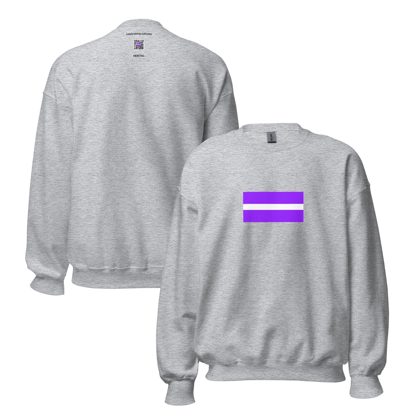Latvia - Latvian Russians | Ethnic Latvian Flag Interactive Sweatshirt