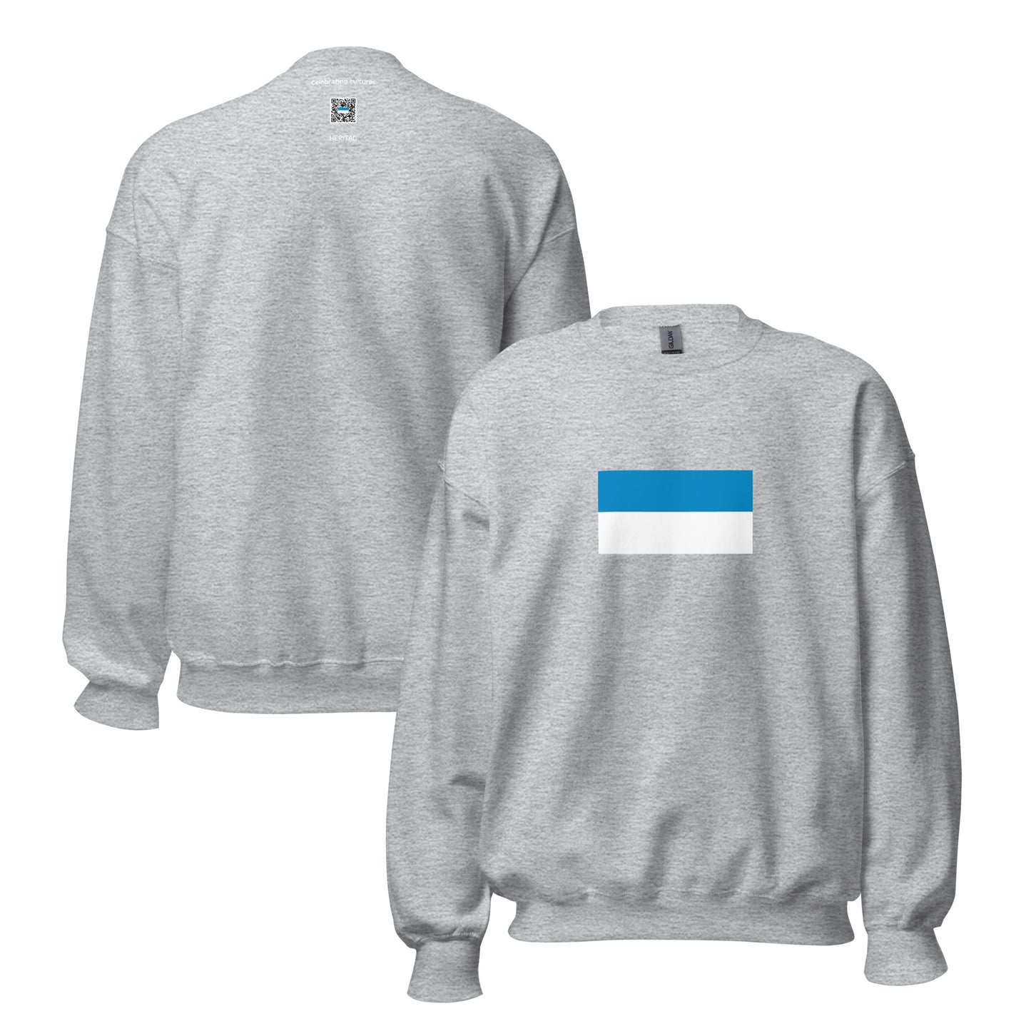 Latvia - Baltic Germans | Ethnic Latvian Flag Interactive Sweatshirt