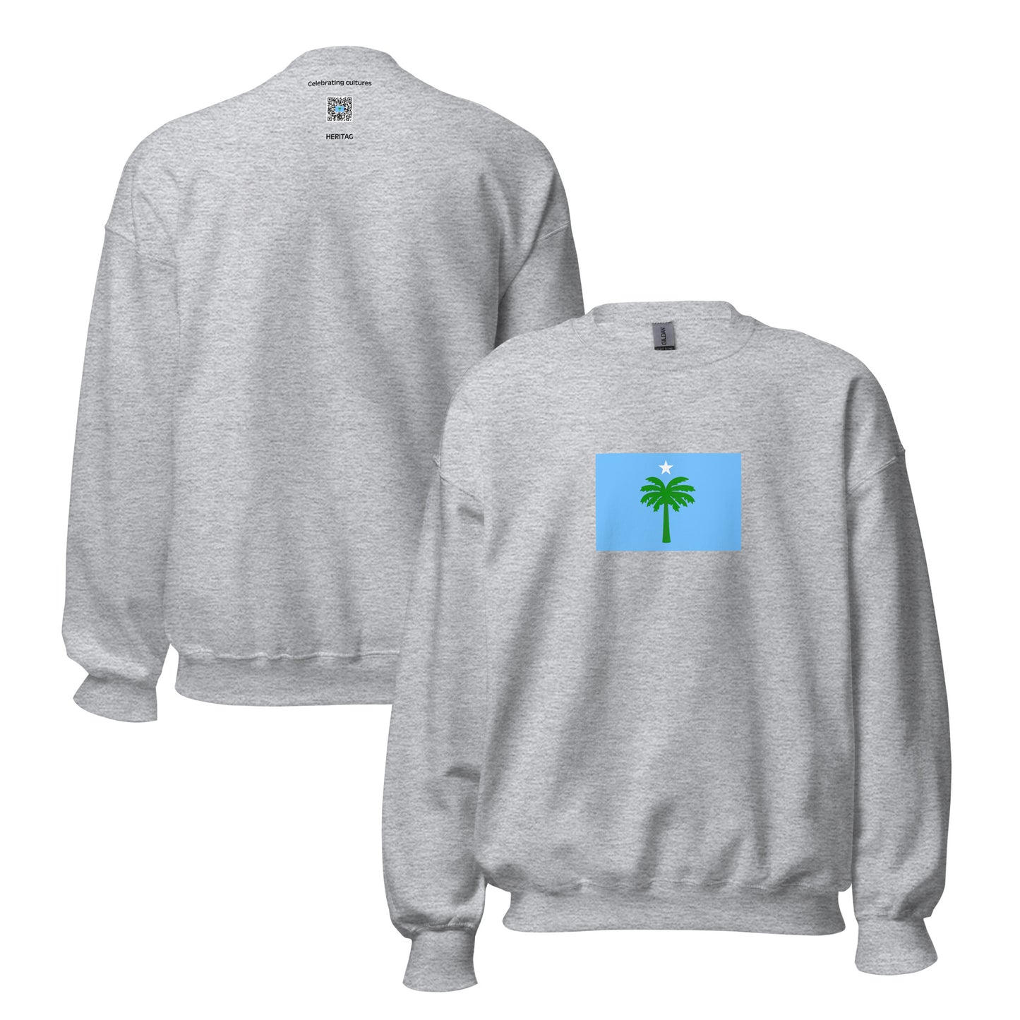 Libya - Tripolitanian Republic (1918-1922) | Historical Libyan Flag Interactive Sweatshirt