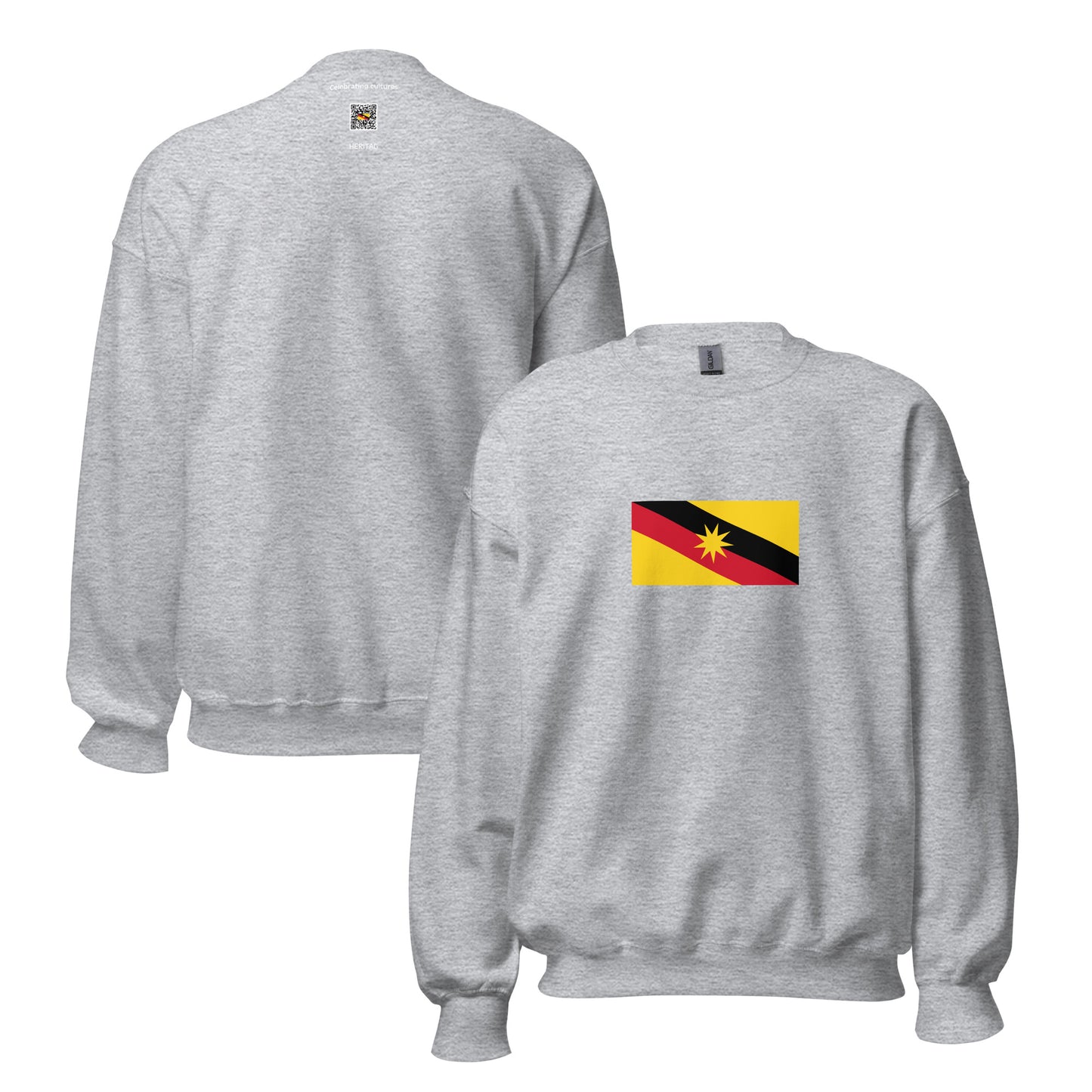 Malaysia - Sarawakians | Ethnic Malaysian Flag Interactive Sweatshirt