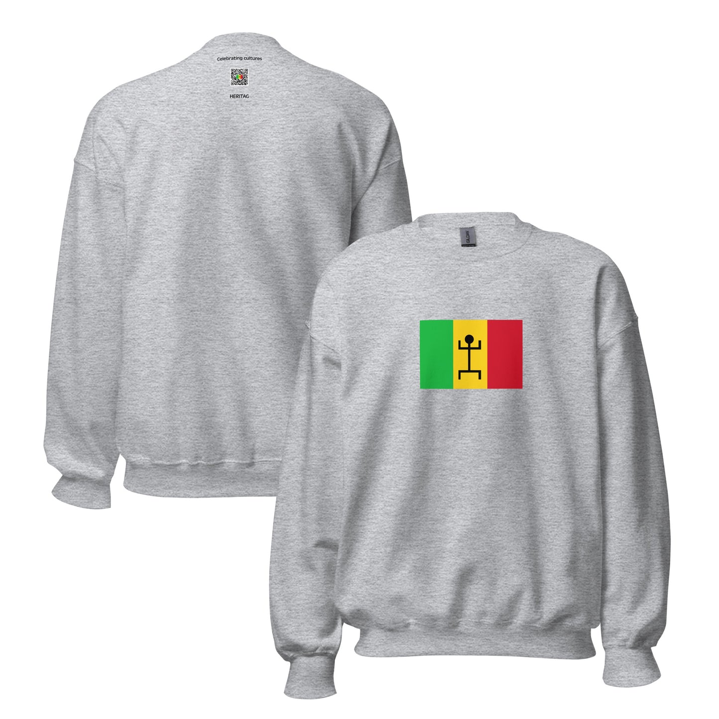 Mali - Mali Federation (1959-1961) | Historical Mali Flag Interactive Sweatshirt