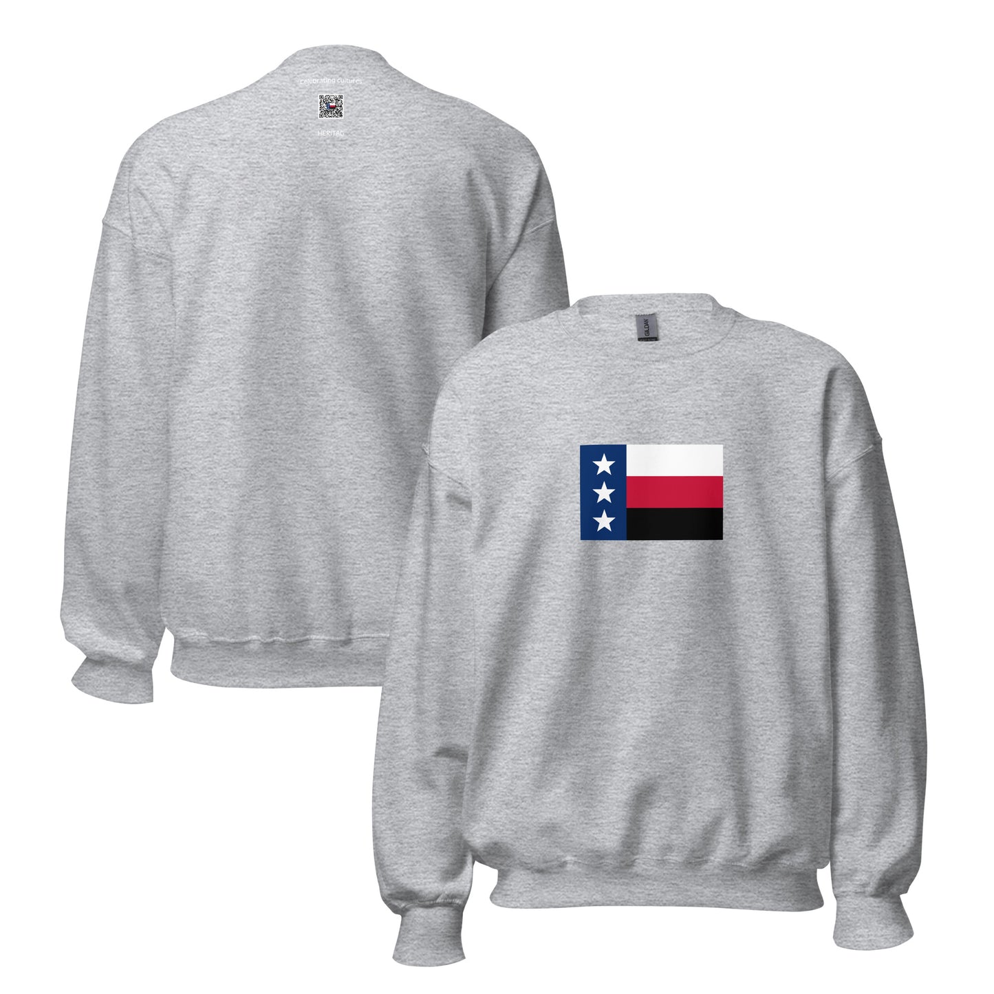 Mexico - Republic of Rio Grande (1840-1840) | Historical Mexican Flag Interactive Sweatshirt