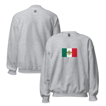 Mexico - Second Mexican Empire (1864-1867) | Historical Mexican Flag Interactive Sweatshirt