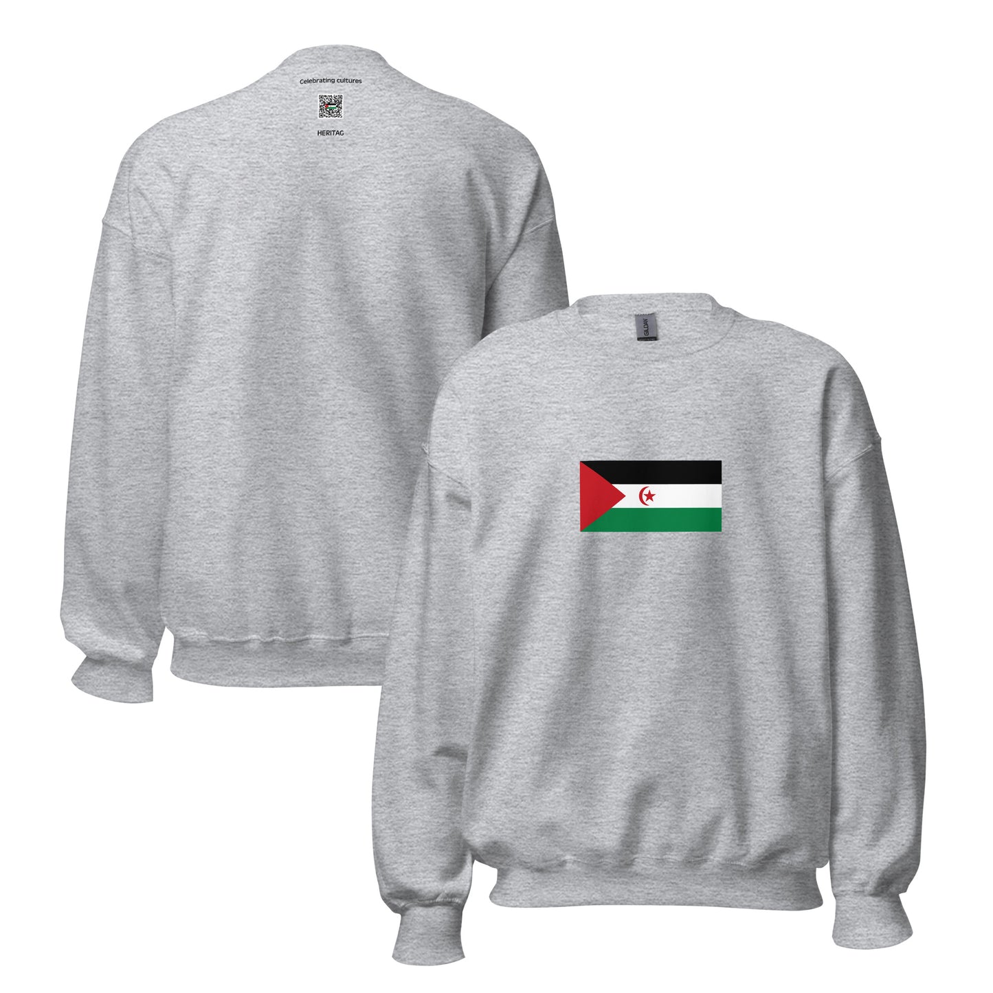 Morocco - Sahrawis | Ethnic Morocco Flag Interactive Sweatshirt