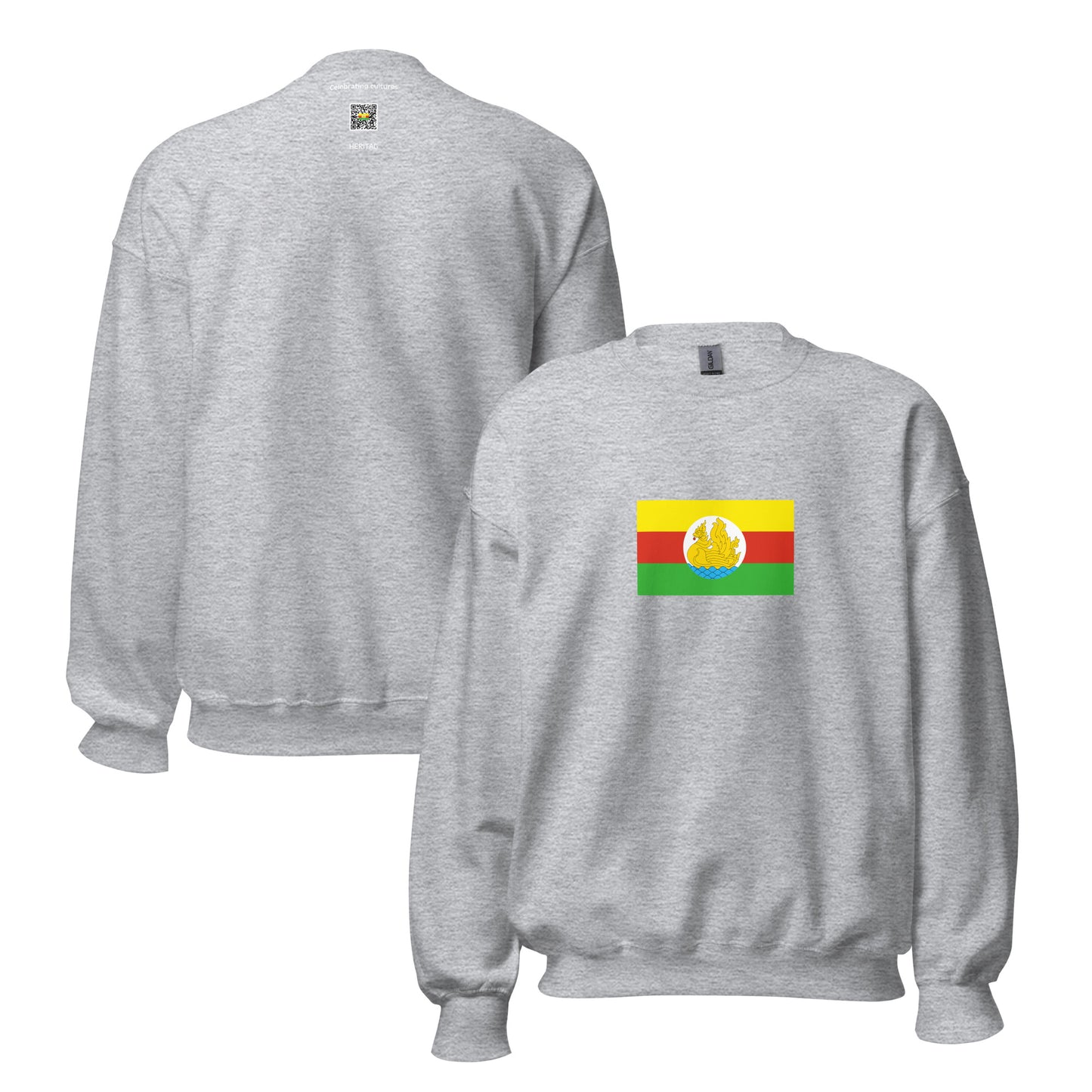 Myanmar (Burma) - Intha People | Ethnic Myanmar Flag Interactive Sweatshirt