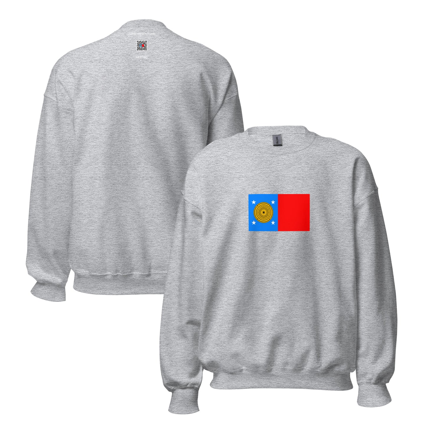 Myanmar (Burma) - Kayan People | Ethnic Myanmar Flag Interactive Sweatshirt