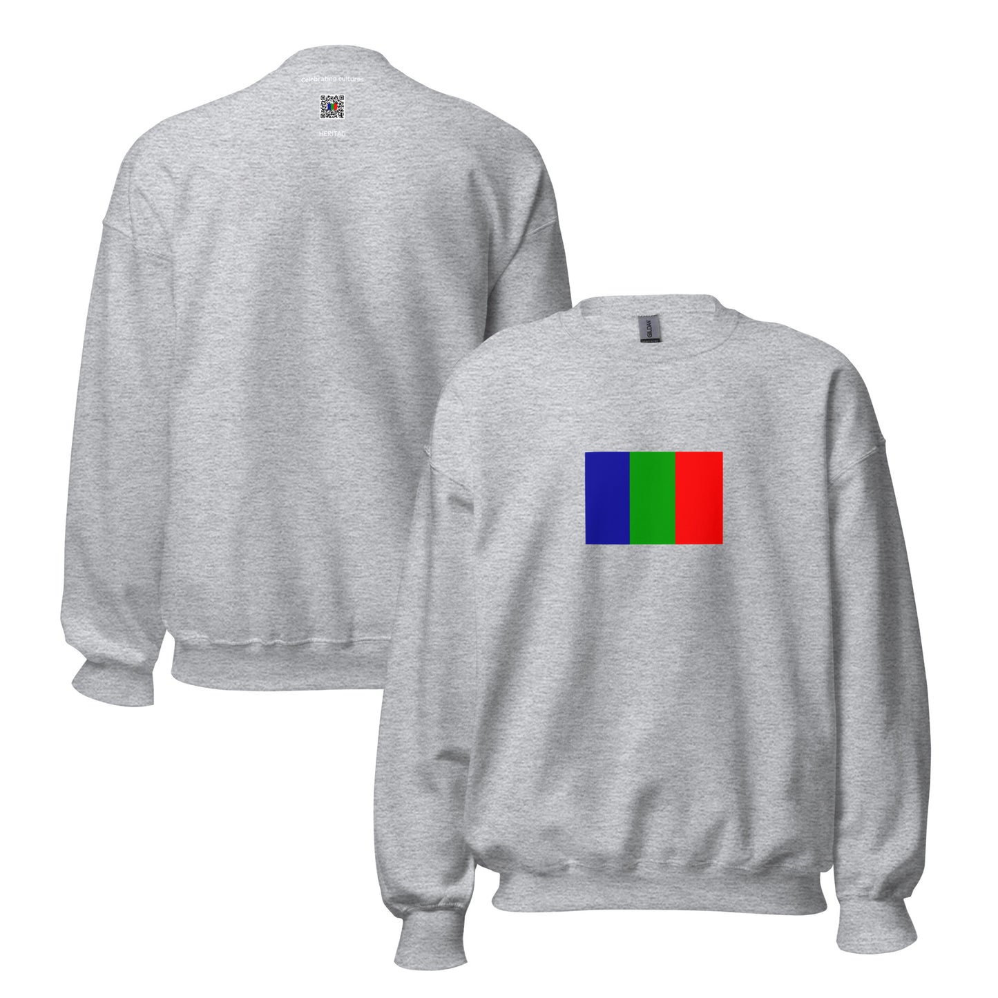 Nigeria - Nupe People | Ethnic Nigerian Flag Interactive Sweatshirt