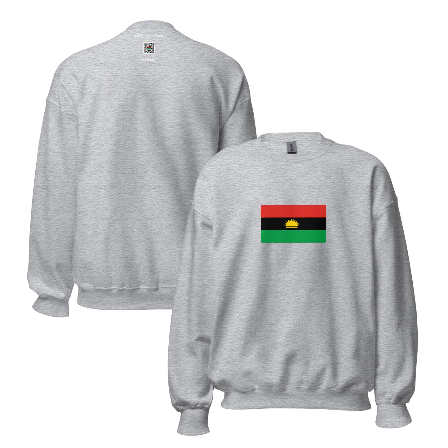 Nigeria - Igbo People | Ethnic Nigerian Flag Interactive Sweatshirt