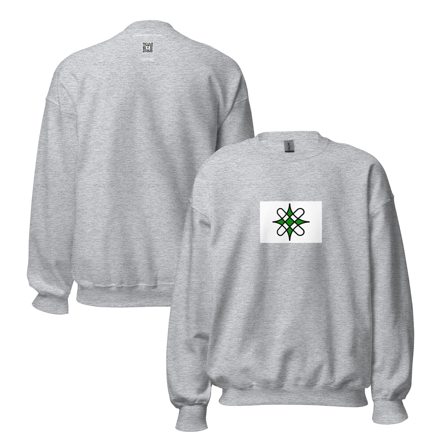 Nigeria - Hausa People | Ethnic Nigerian Flag Interactive Sweatshirt