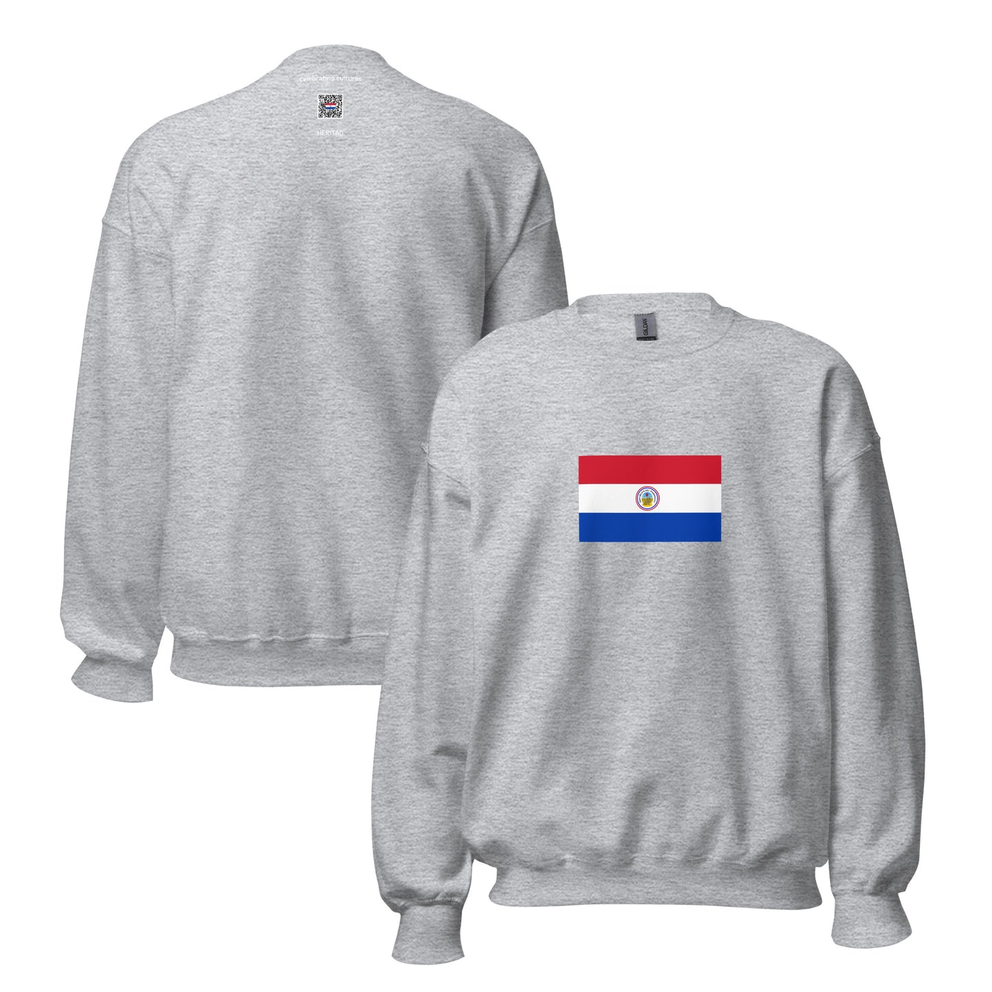 Paraguay - State of Paraguay (1842-1998) | Historical Paraguayan Flag Interactive Sweatshirt