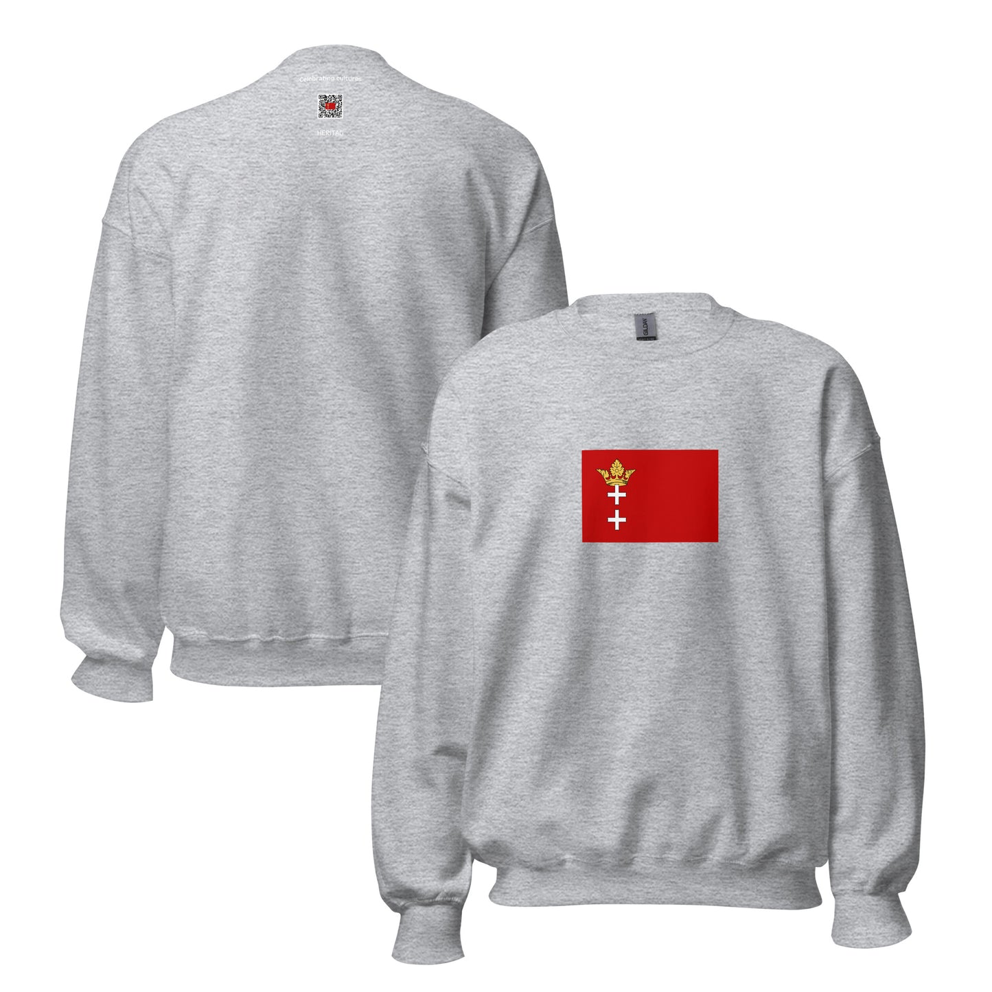 Poland - Danzig Germans | Ethnic Polish Flag Interactive Sweatshirt