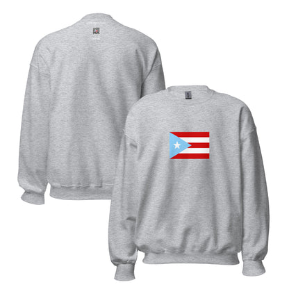 Puerto Rico - Intentona de Yauco - Yauco Coup (1897) | Historical Puerto Rican Flag Interactive Sweatshirt