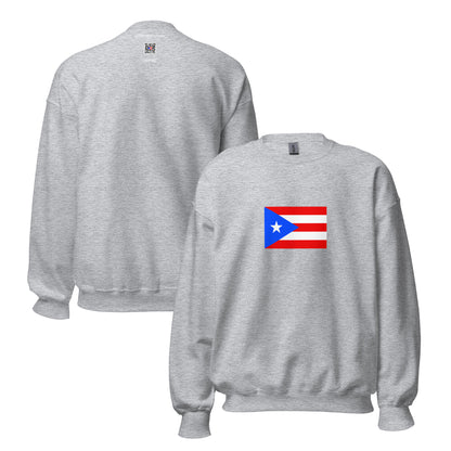 Puerto Rico - Puerto Ricans | Ethnic Puerto Rican Flag Interactive Sweatshirt