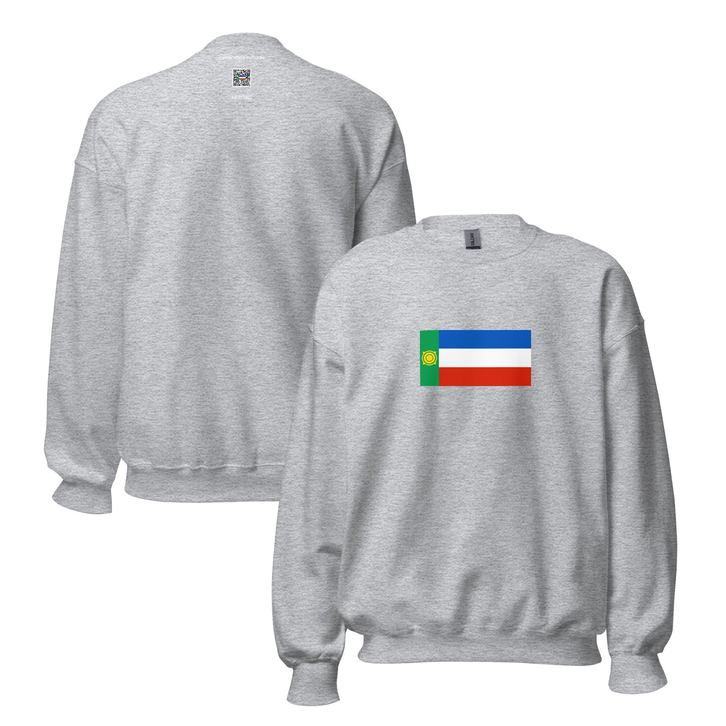 Russia - Khakas People | Ethnic Russian Flag Interactive Sweatshirt