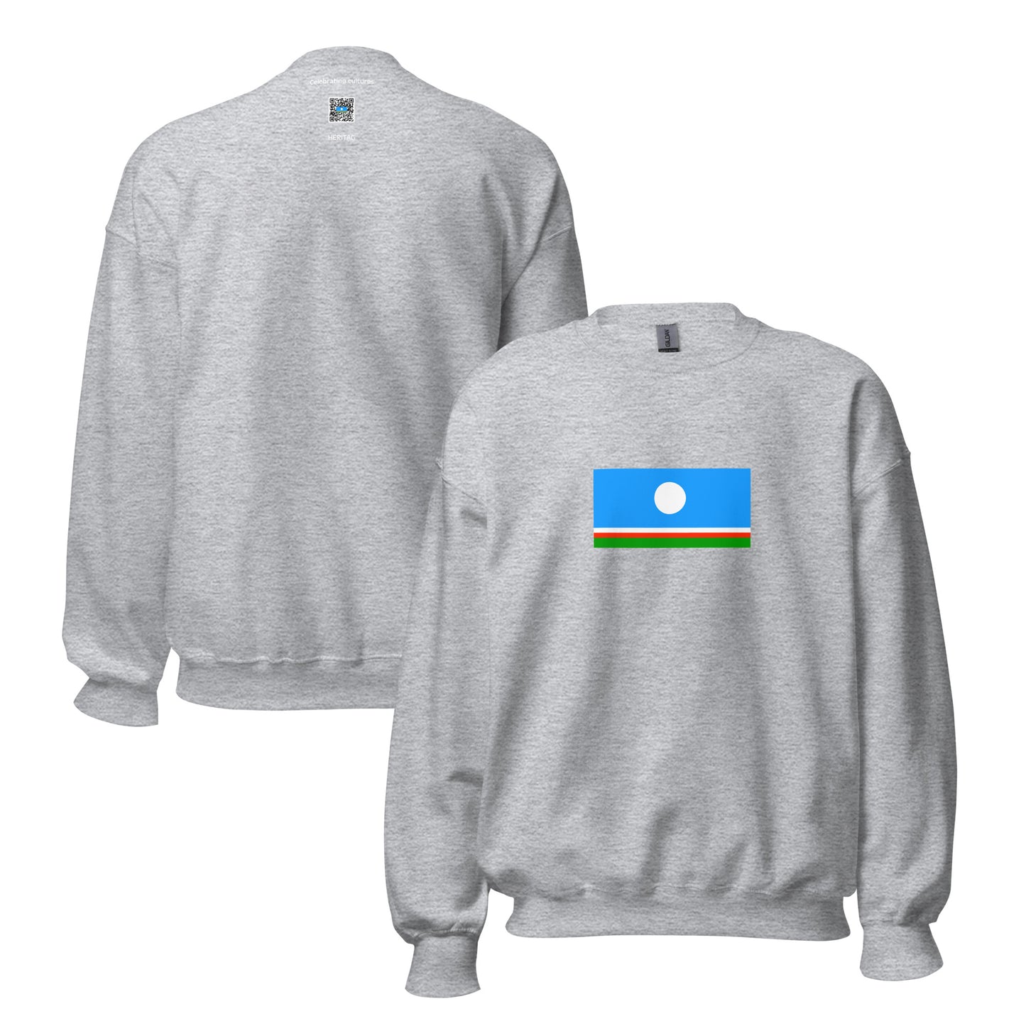 Russia - Sakha People | Ethnic Russian Flag Interactive Sweatshirt