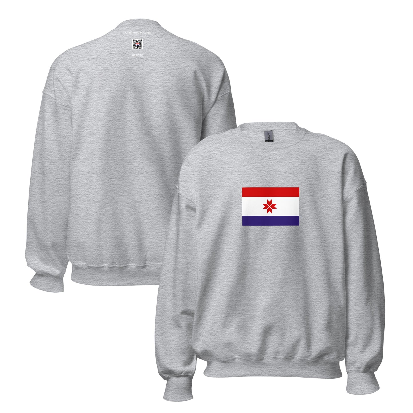 Russia - Mordvines | Ethnic Russian Flag Interactive Sweatshirt