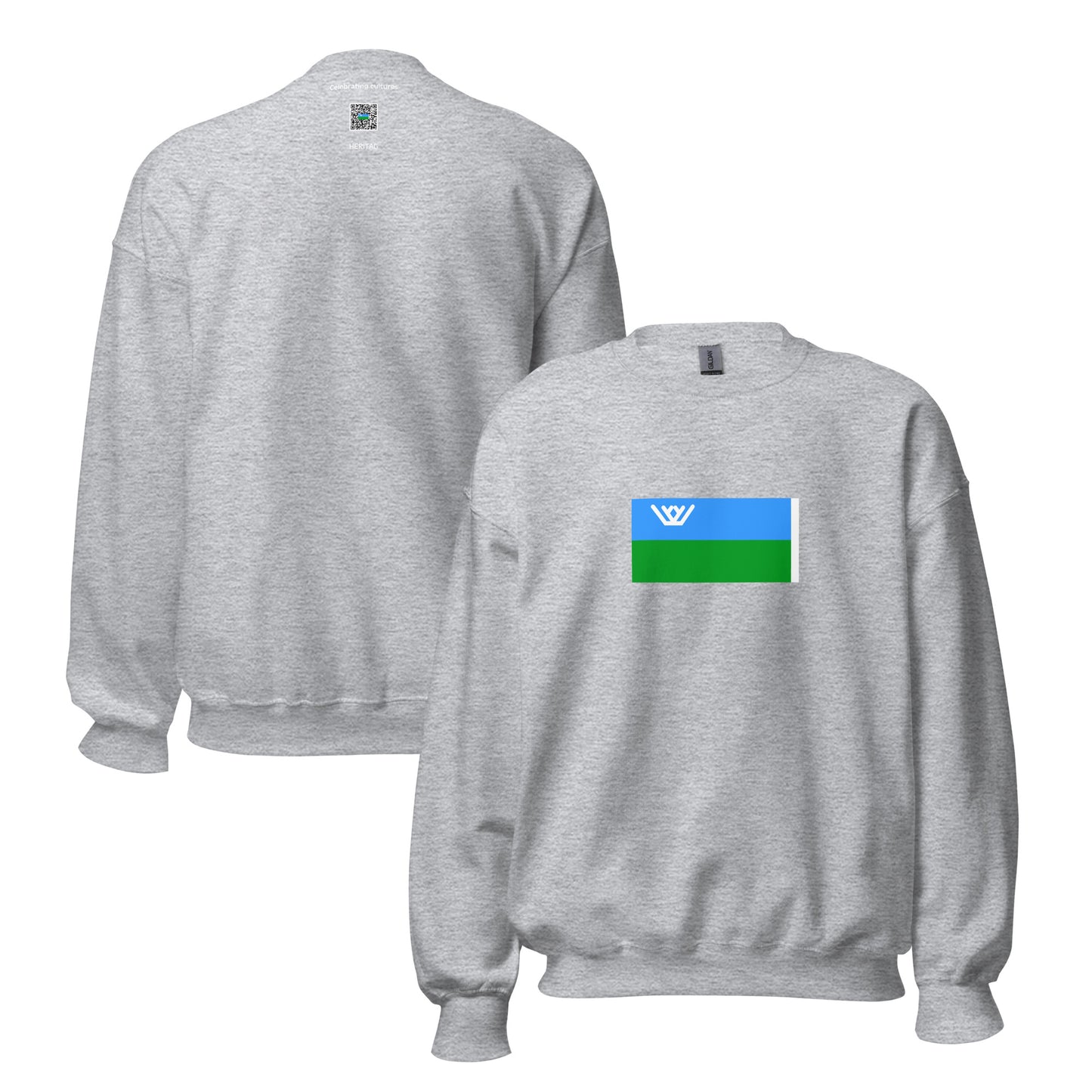 Russia - Khanty-Mansi People | Ethnic Russian Flag Interactive Sweatshirt