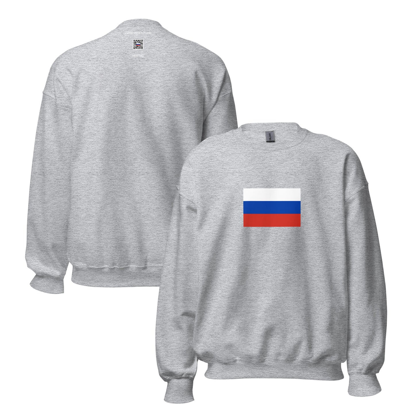 Russia - Russians | Ethnic Russian Flag Interactive Sweatshirt