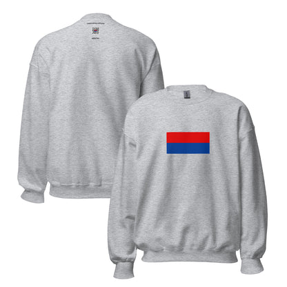 Serbia - Kingdom of Serbia (1217-1346) | Historical Serbian Flag Interactive Sweatshirt