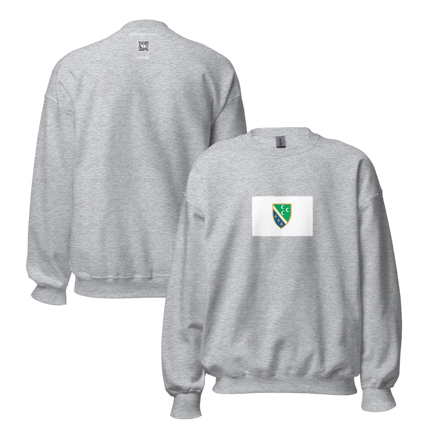Serbia - Bosniaks of Serbia | Ethnic Serbian Flag Interactive Sweatshirt
