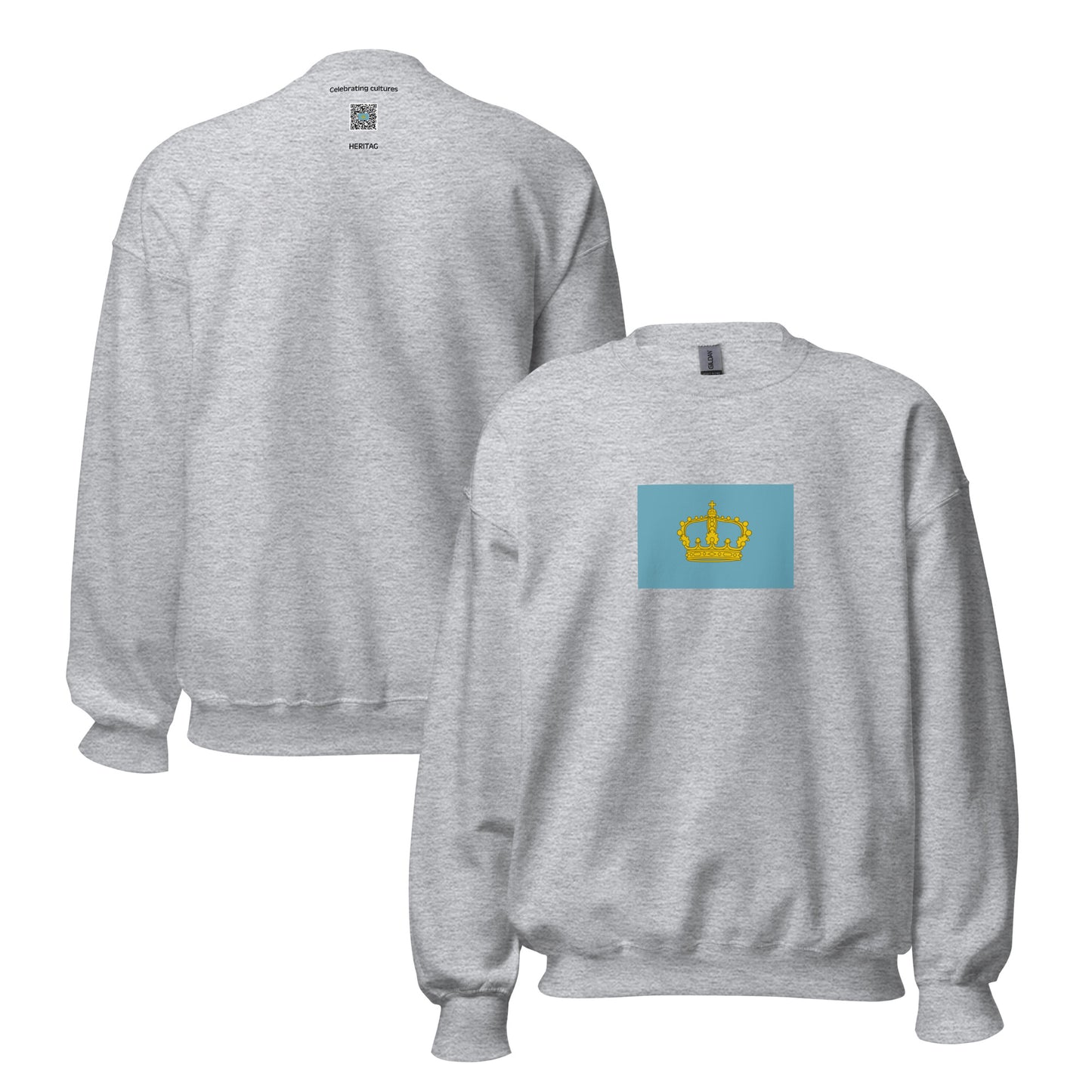 Spain - Kingdom of Toledo (1085 - 1833) | Historical Spanish Flag Interactive Sweatshirt