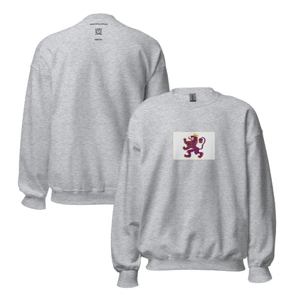 Spain - Kingdom of Leon (910-1833) | Historical Spanish Flag Interactive Sweatshirt