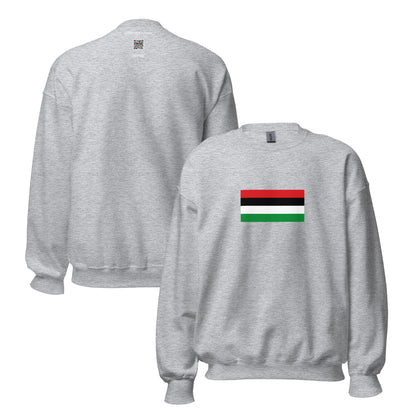 Sudan - Nuer People | Ethnic Sudanese Flag Interactive Sweatshirt