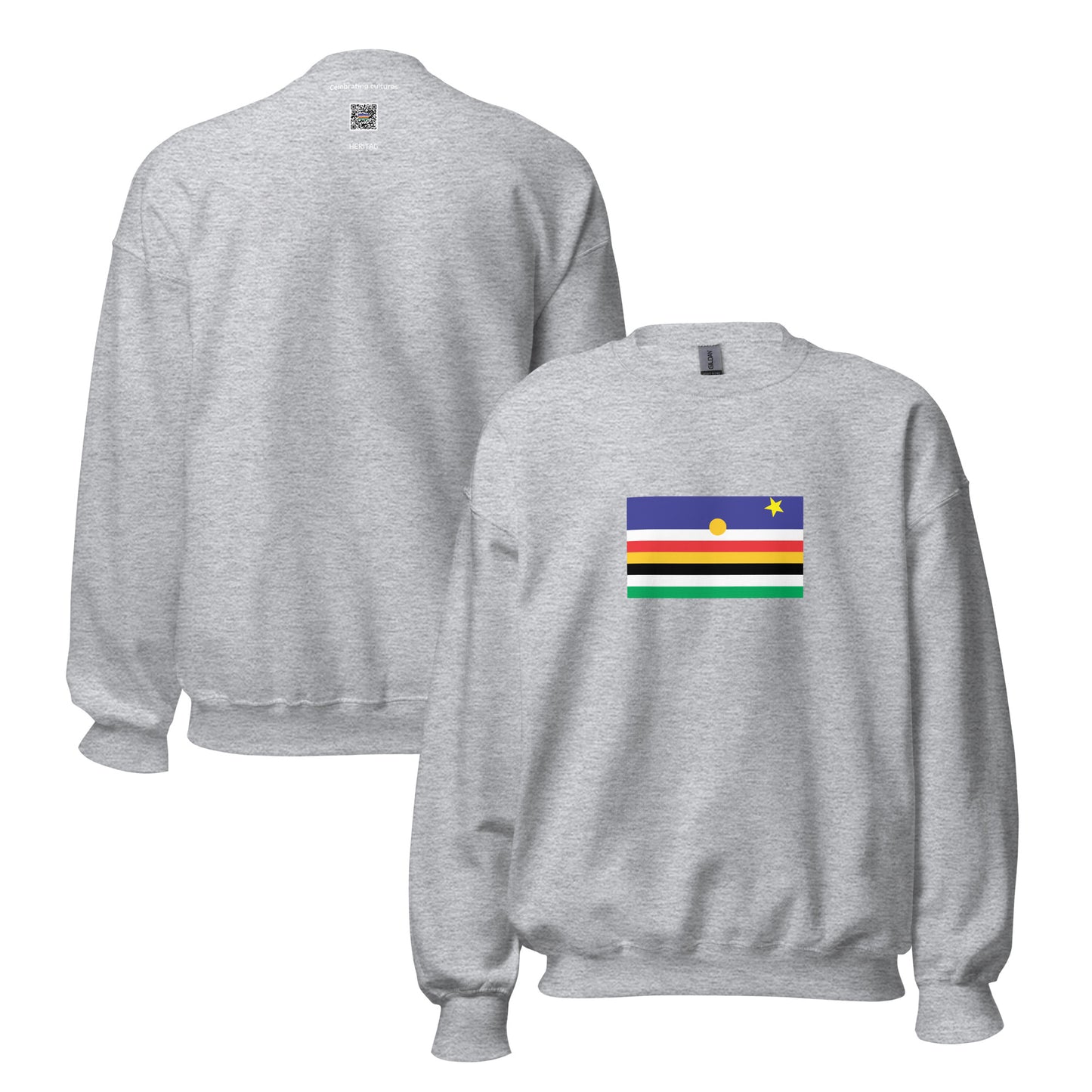 Sudan - Shilluk People | Ethnic Sudanese Flag Interactive Sweatshirt