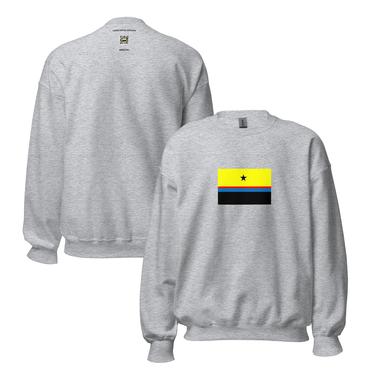 Sudan - Tubu (Toubou) People | Ethnic Sudanese Flag Interactive Sweatshirt