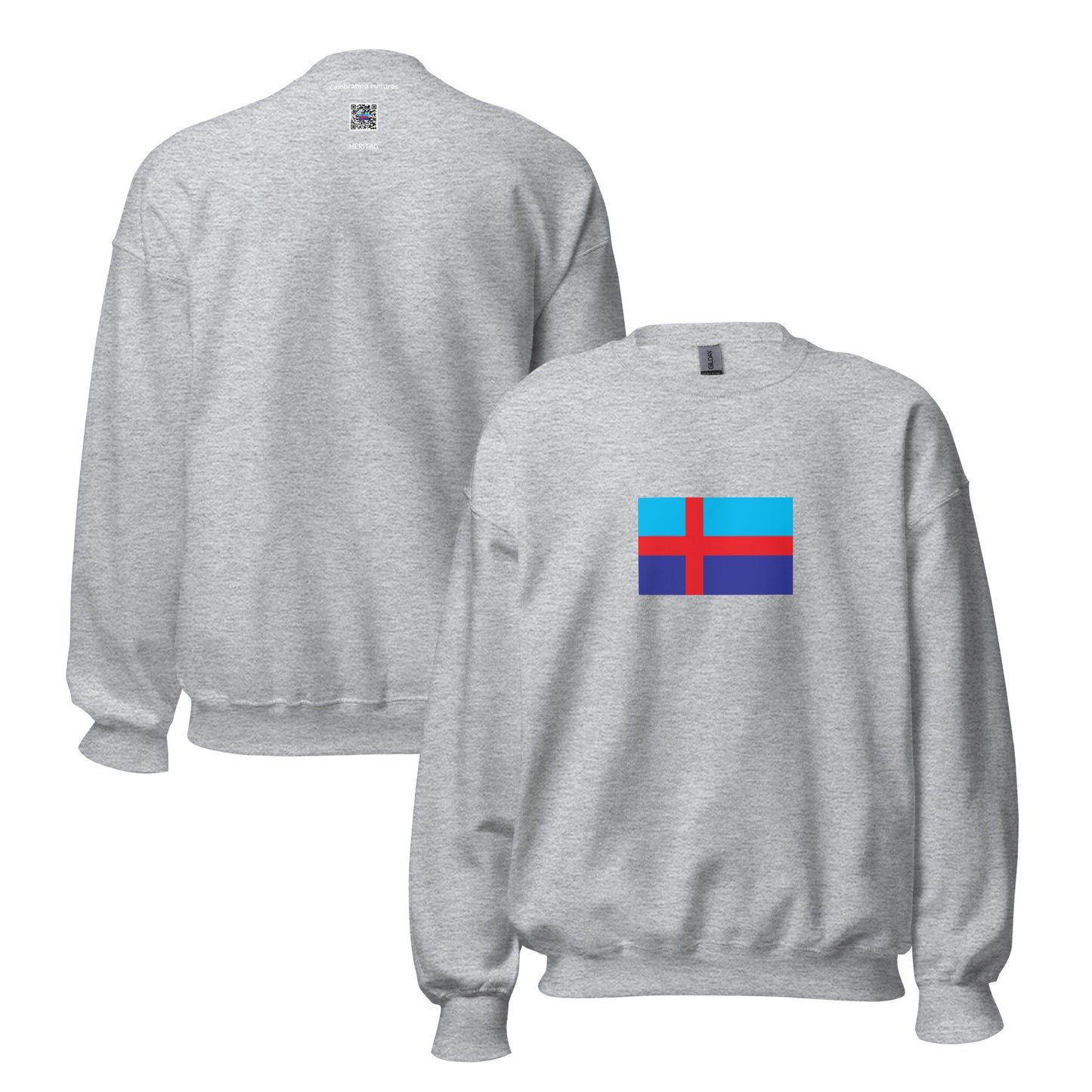 Sweden - Bohuslanders | Ethnic Swedish Flag Interactive Sweatshirt