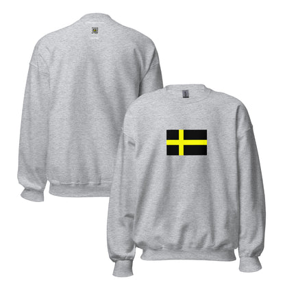 Sweden - Harjedalens | Ethnic Swedish Flag Interactive Sweatshirt
