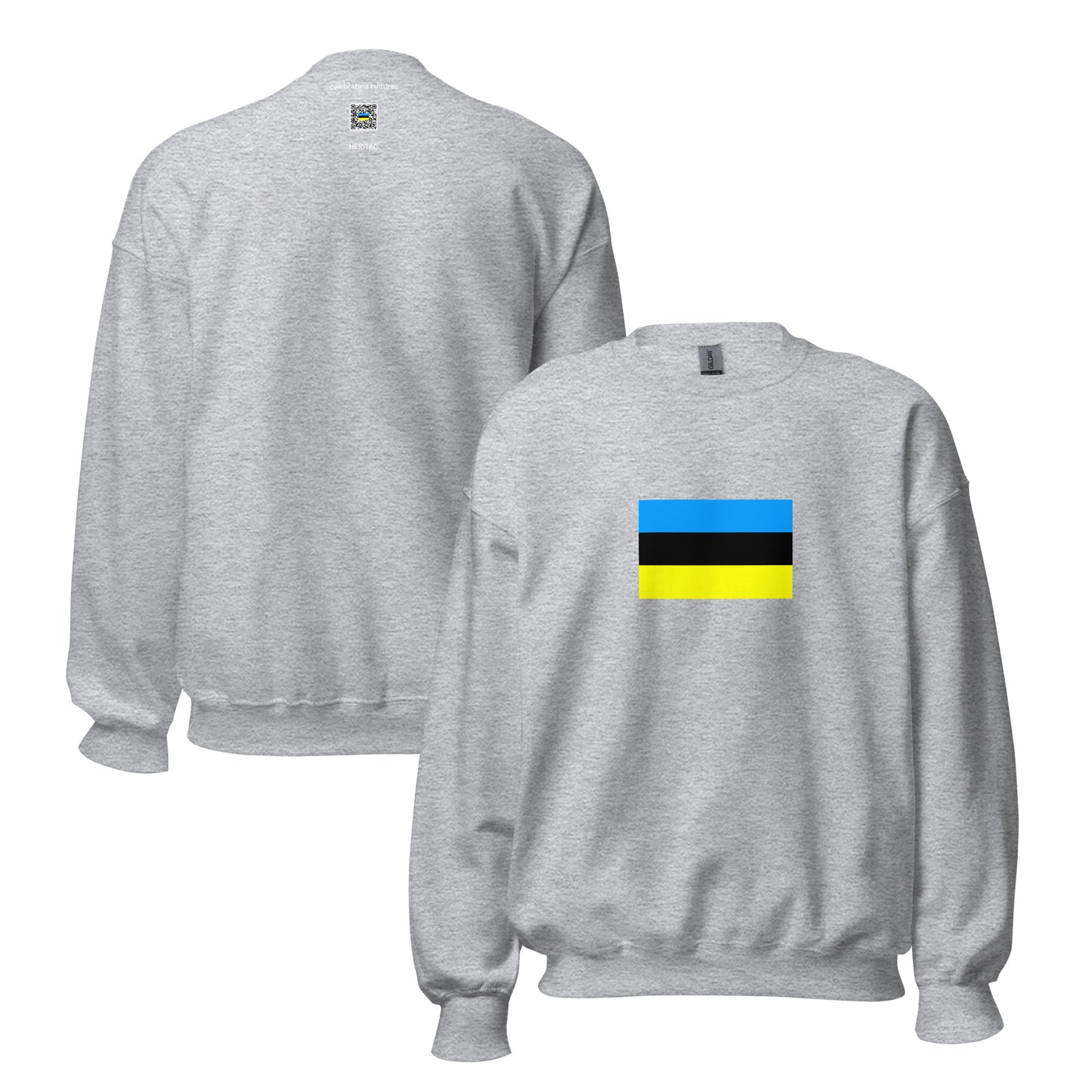 Estonia - Estonian Swedes | Ethnic Estonian Flag Interactive Sweatshirt