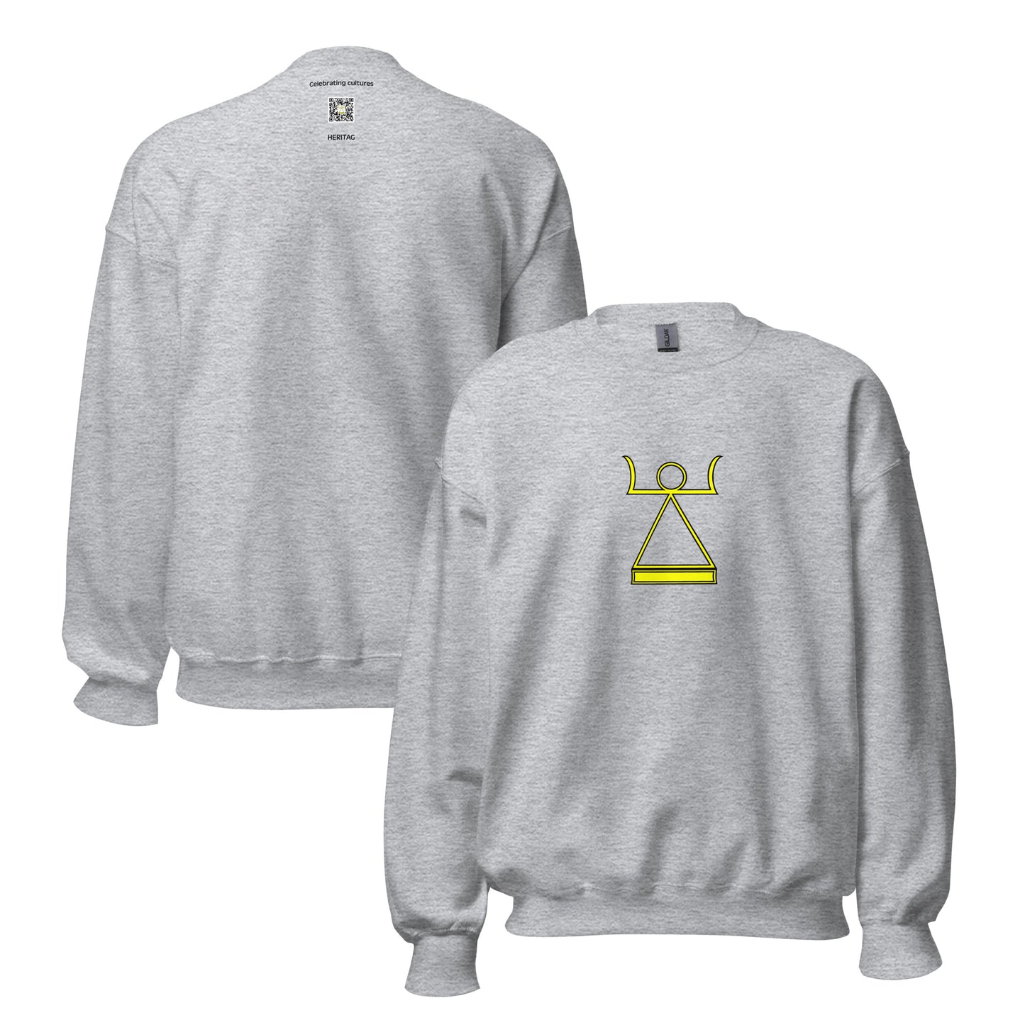 Tunisia - Kingdom of Carthage (814BC-146BC) | Historical Tunisian Flag Interactive Sweatshirt