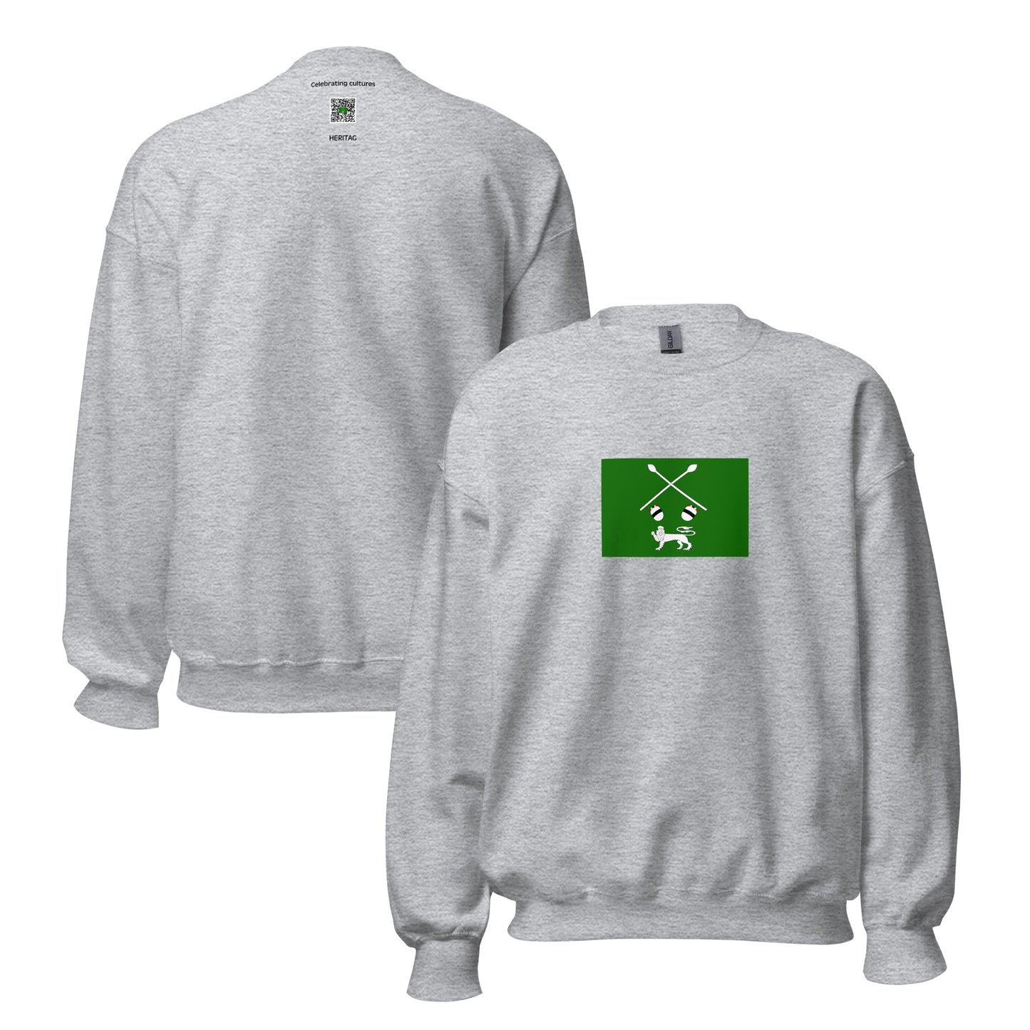 Uganda - Kingdom of Ankole (1478-1967) | Historical Ugandan Flag Interactive Sweatshirt