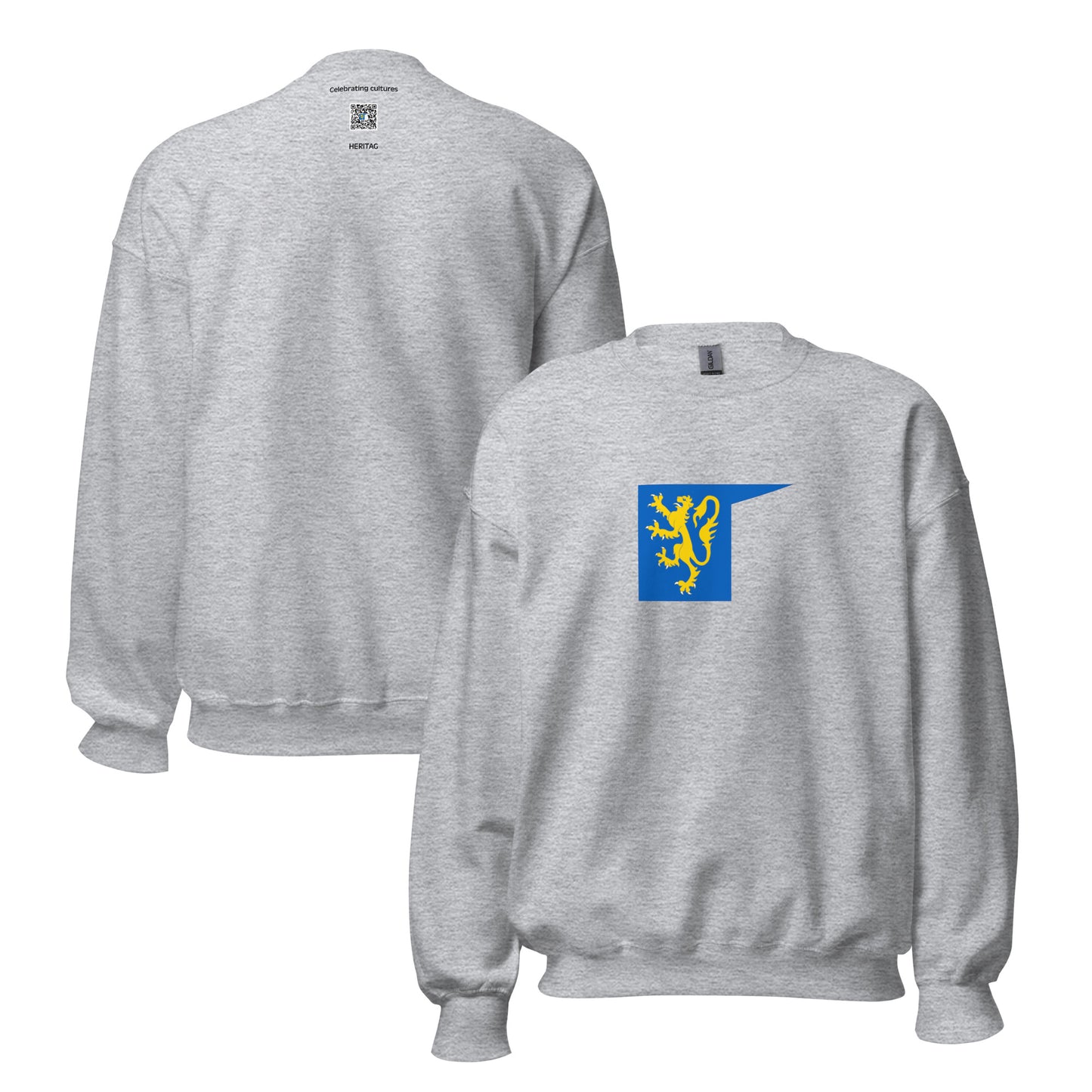 Ukraine - Kingdom of Galicia-Volhynia (1199-1392) | Historical Ukraine Flag Interactive Sweatshirt