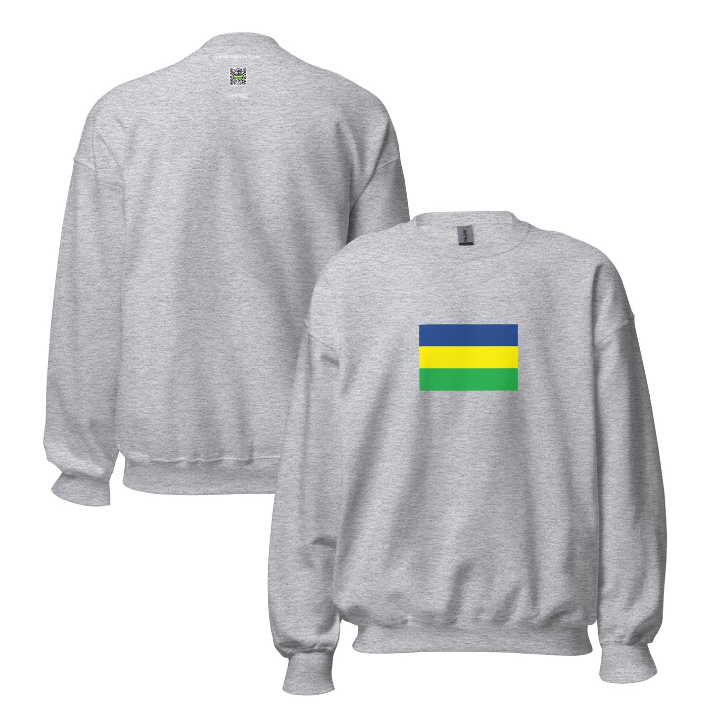 Ukraine - Poleshuks | Ethnic Ukrainian Flag Interactive Sweatshirt
