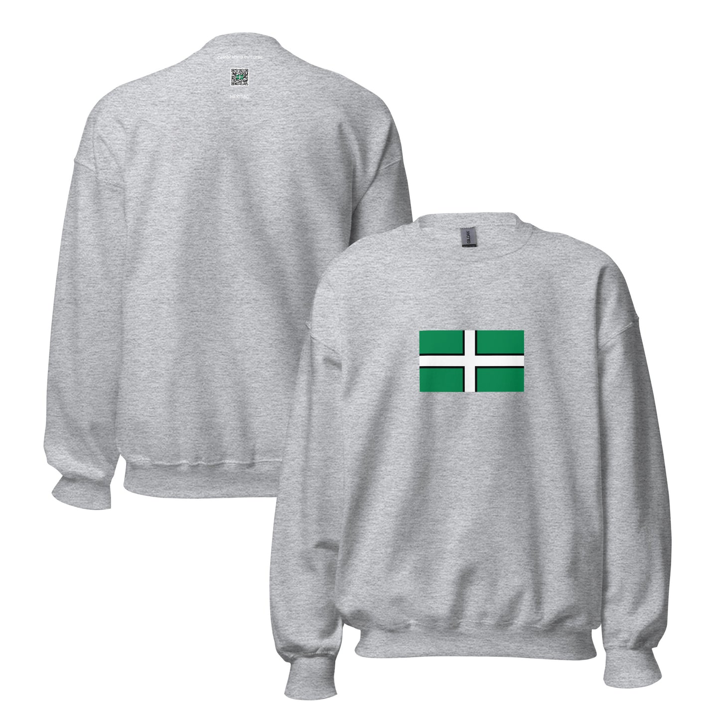 UK - Devonians | Ethnic British Flag Interactive Sweatshirt