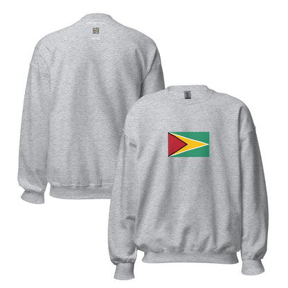 UK - Guyanese British | Ethnic British Flag Interactive Sweatshirt