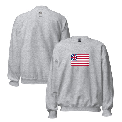 USA - Grand Union (1775-1777) | Historical American Flag Interactive Sweatshirt
