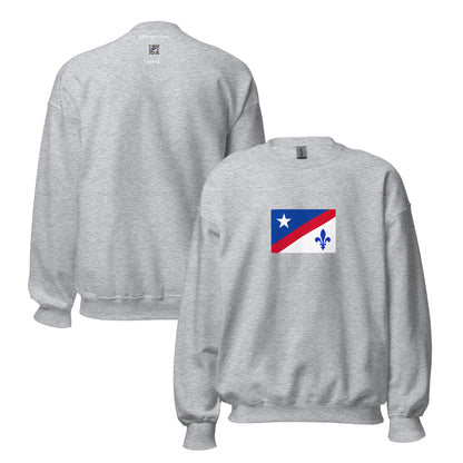 USA - French Americans | Ethnic American Flag Interactive Sweatshirt
