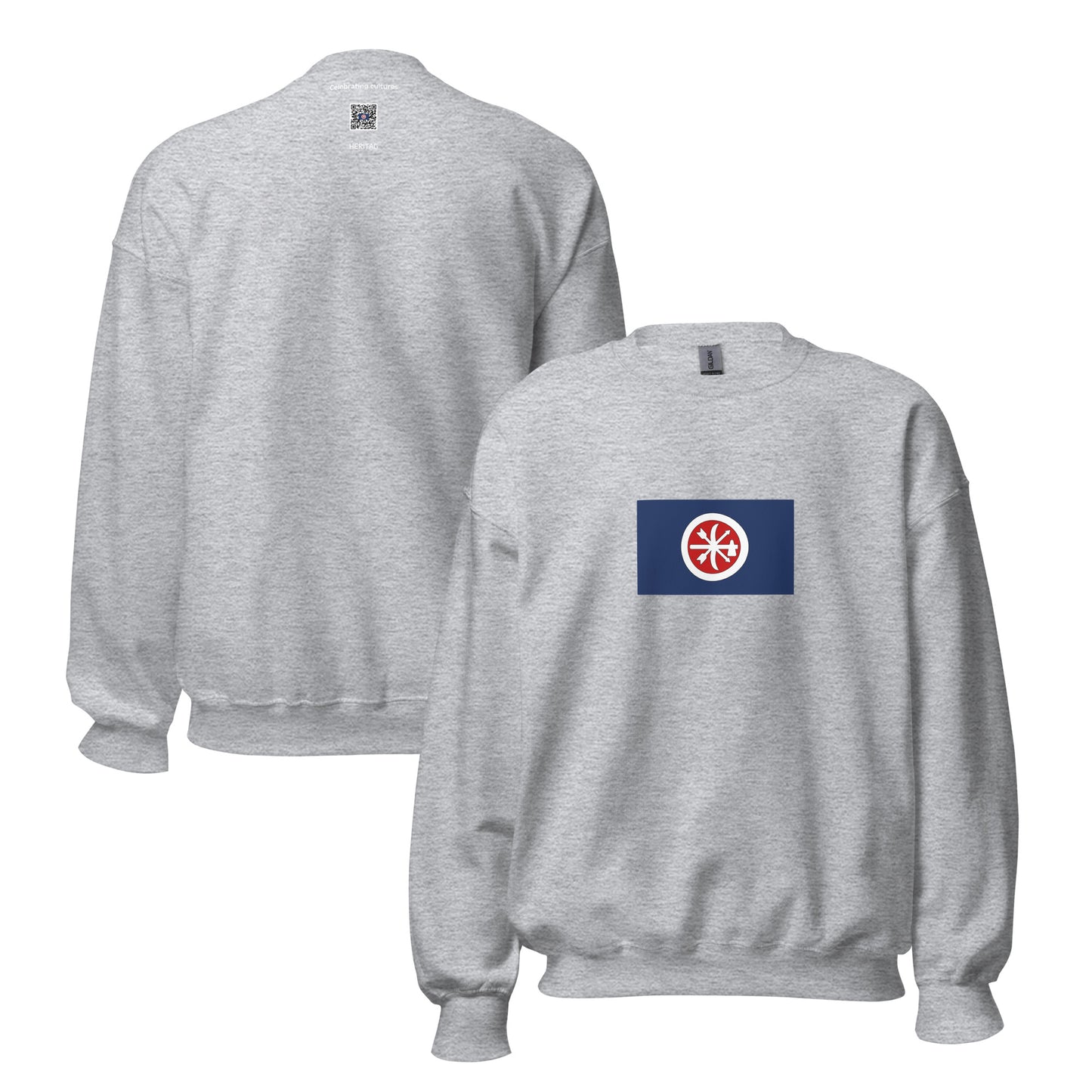 USA - Choctaw People | Native American Flag Interactive Sweatshirt