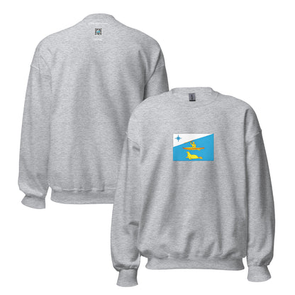 USA - Alaska Aleuts | Indigenous American Flag Interactive Sweatshirt