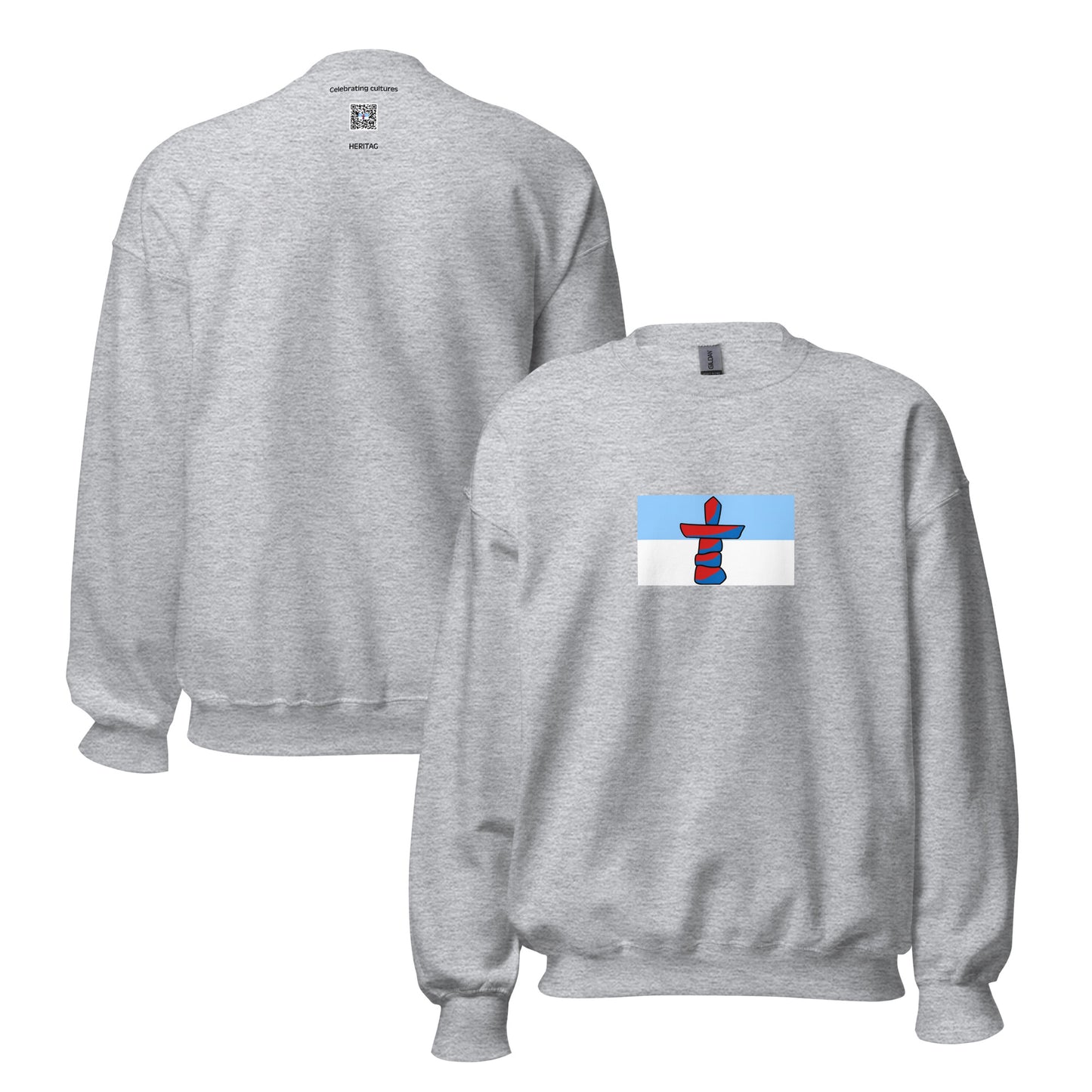 USA - Inuits | Native American Flag Interactive Sweatshirt