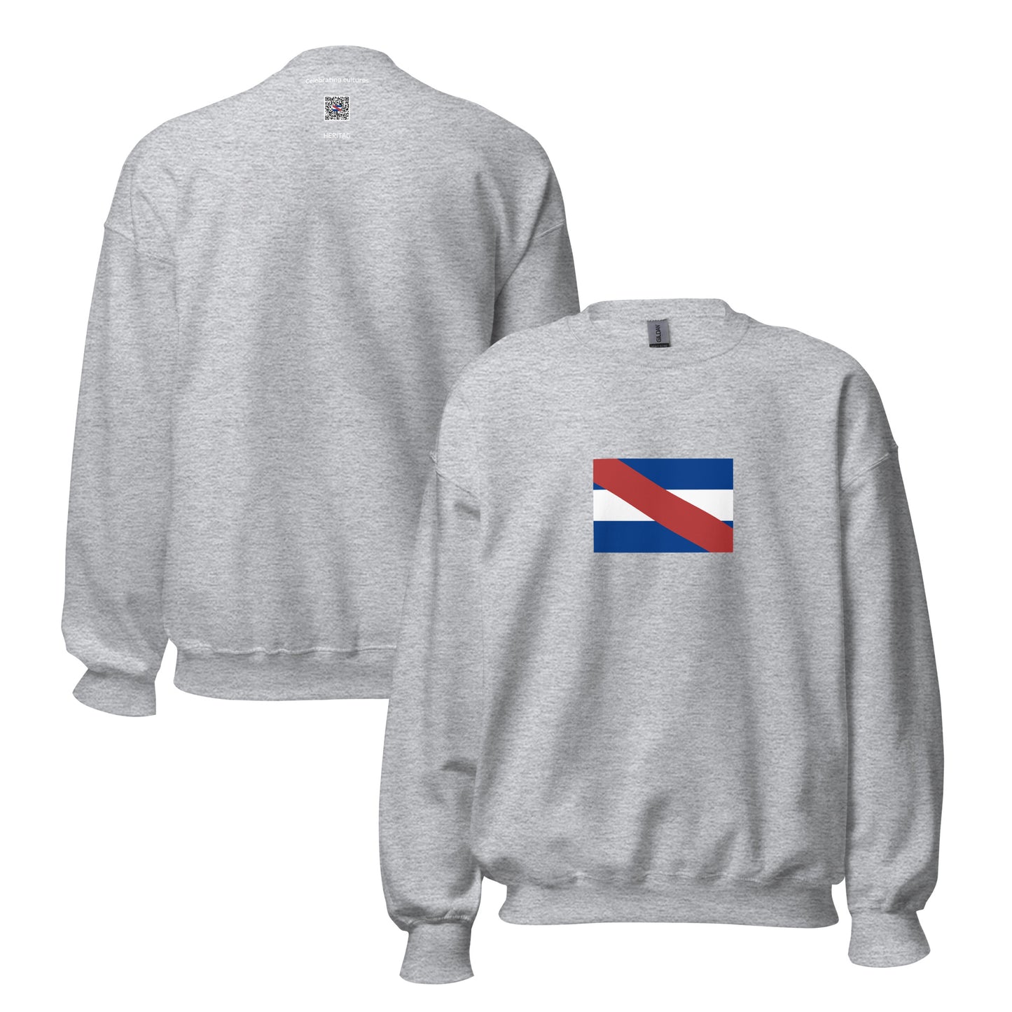 Uruguay - The Federal League (1815-1820) | Historical Uruguayan Flag Interactive Sweatshirt