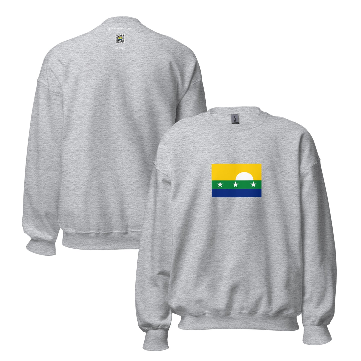Venezuela - Nueva Espartans | Indigenous Venezuelan Flag Interactive Sweatshirt