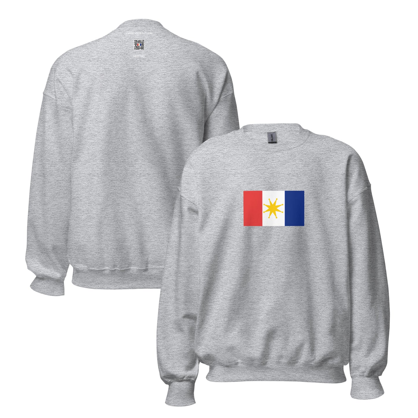 Vietnam - Sedang Confederation (1889-1897) | Historical Vietnamese Flag Interactive Sweatshirt
